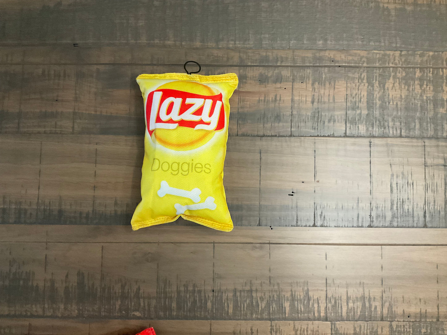 Squeak Chip Bag Dog Chew Toy