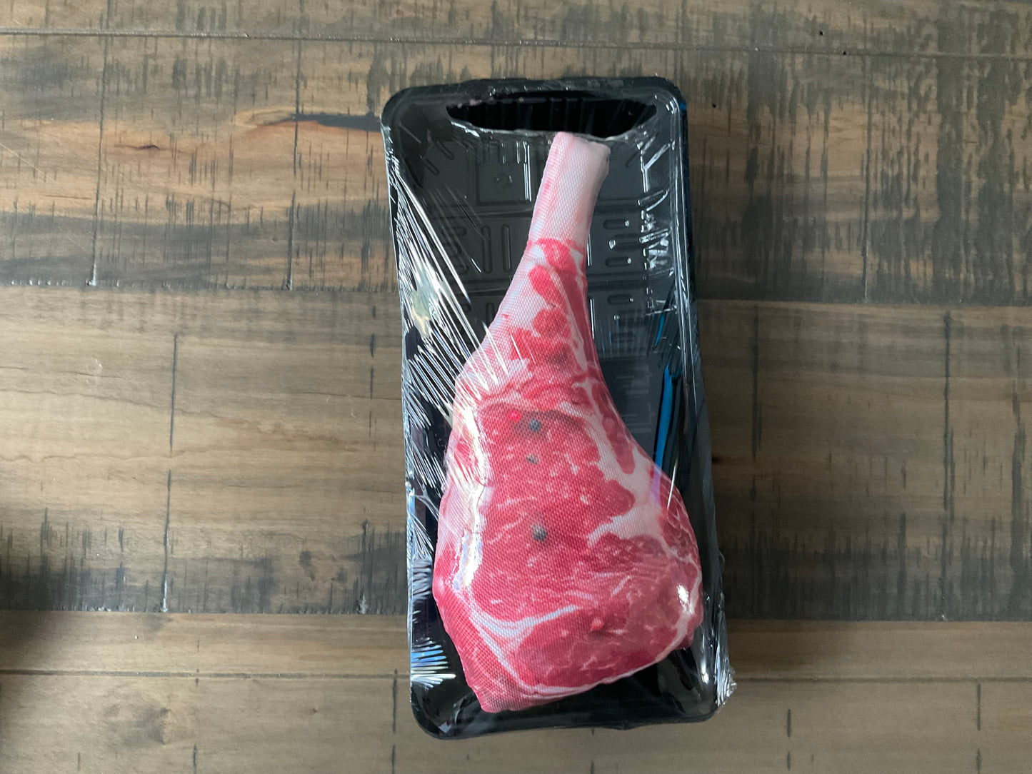 Squeaky Steak Toy