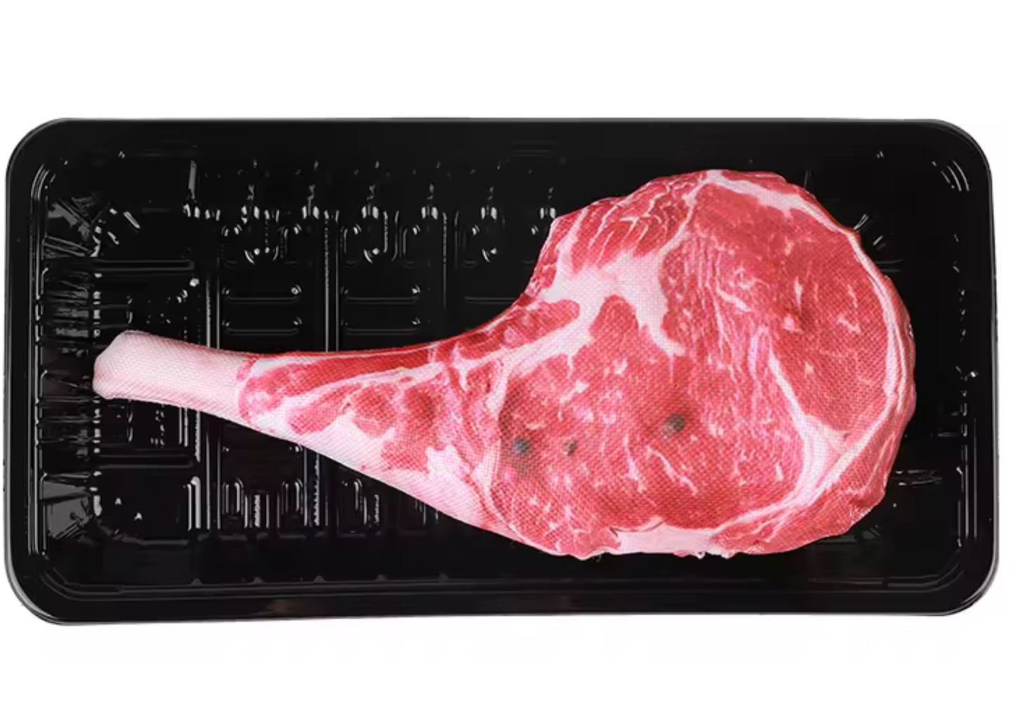 Squeaky Steak Toy