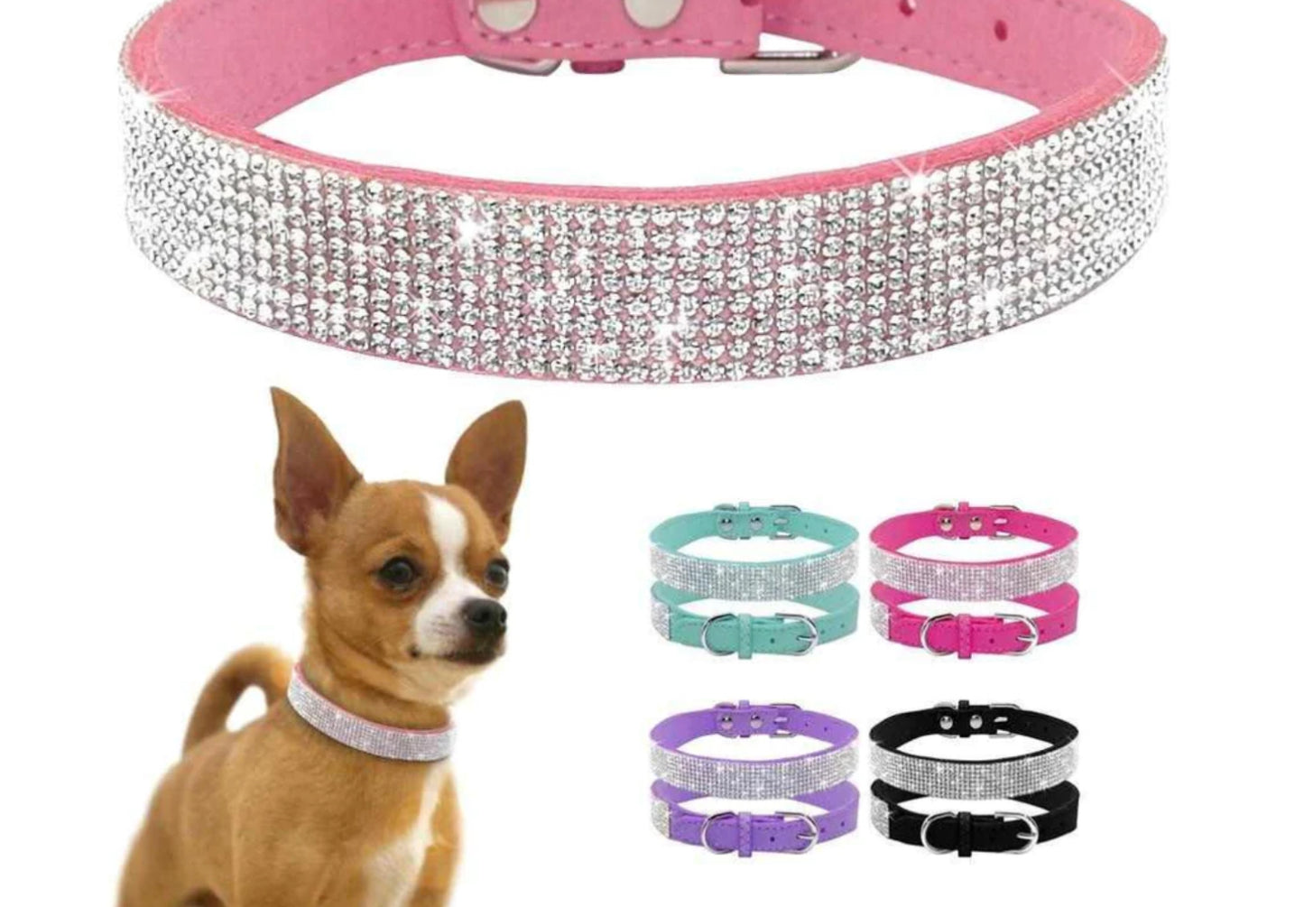 Chihuahua Rhinestone Luxury Collar