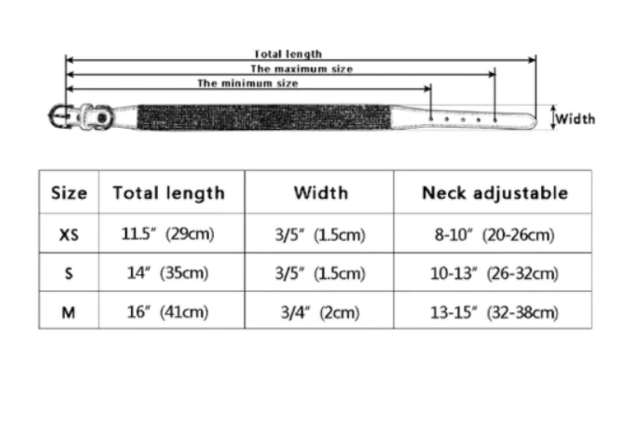 Chihuahua Rhinestone Luxury Collar