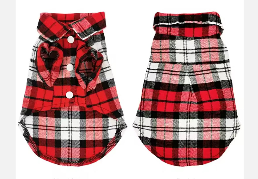 Chihuahua Plaid Shirt
