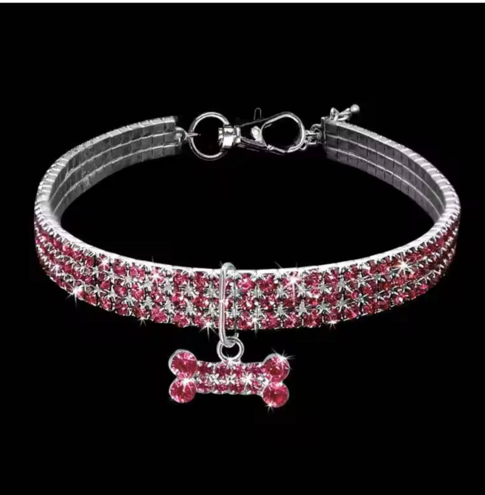 Luxury Crystal Dog Necklaces